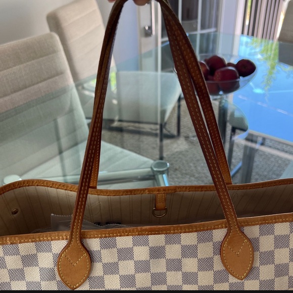 Louis Vuitton Neverfull GM  Damier Azur Canvas Authentic - Picture 3 of 11